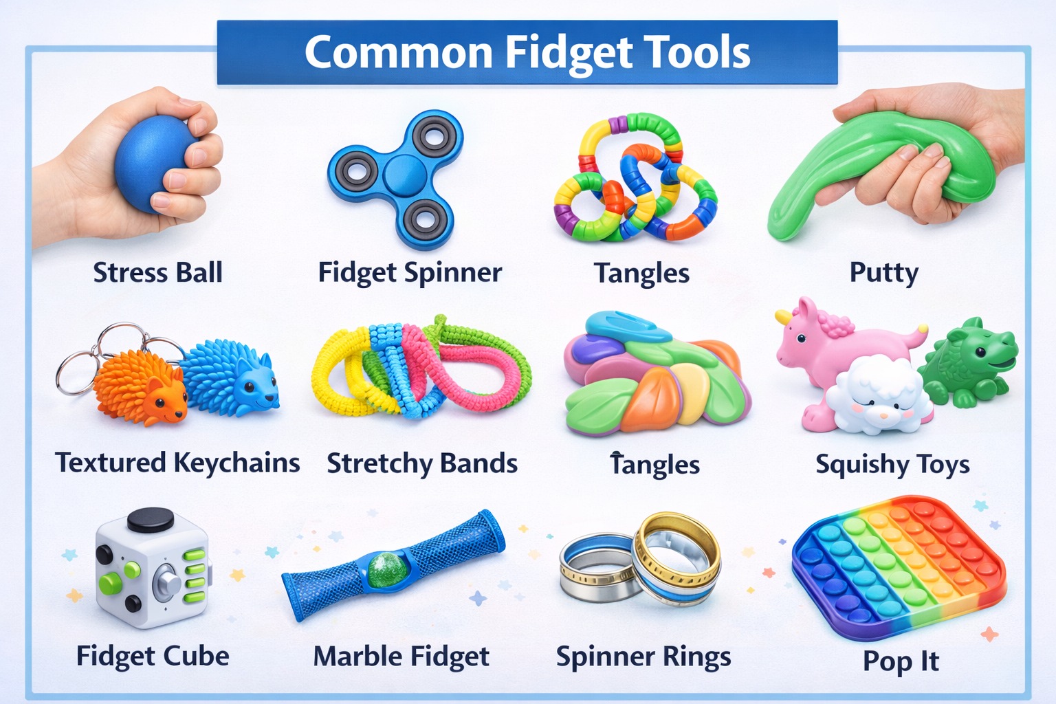 Common Fidget Tools Preview